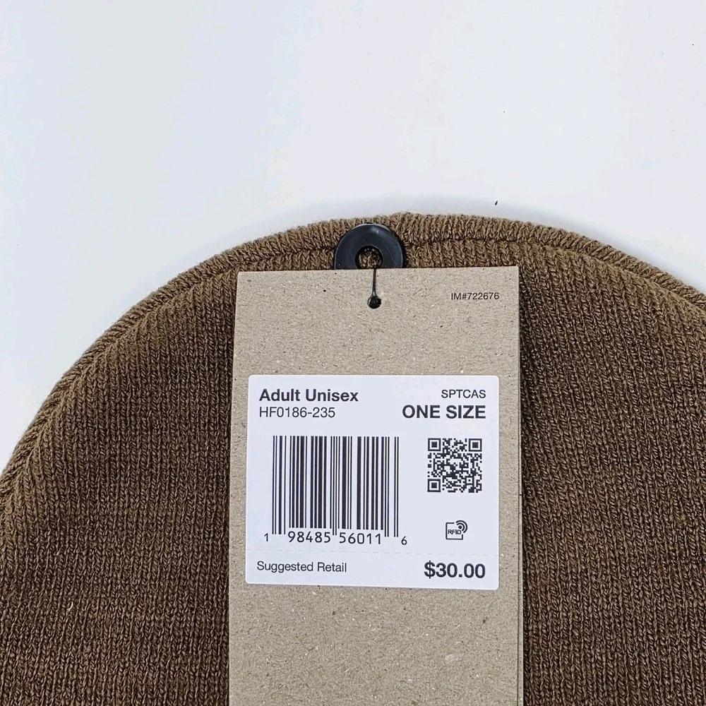 Nike Peak Futura Tall Cuff Beanie Hat Sportswear Cap Casual HF0186-235 Brown